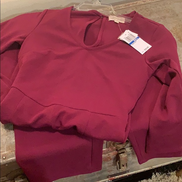 Women Juniors small Ultra Flirt Cabernet jumpsuit - Picture 5 of 5